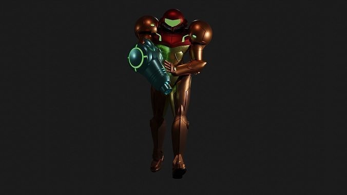 Samus Aran model for printing 3D print model