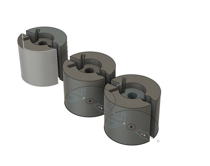 Dremel sandpaper drum- Drill sandpaper keeper 3D print model_4