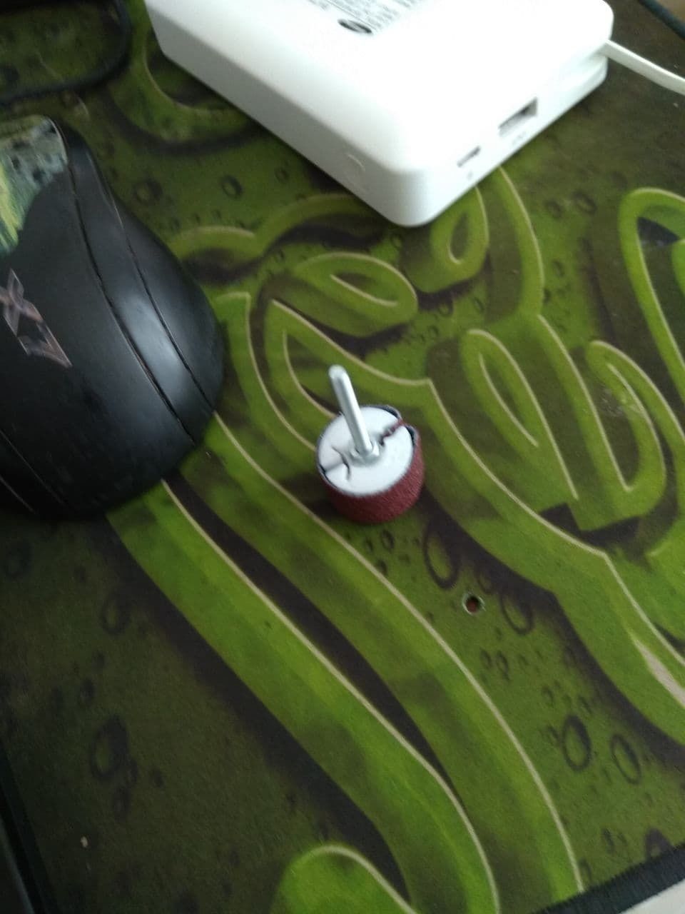 Dremel sandpaper drum- Drill sandpaper keeper 3D print model_5