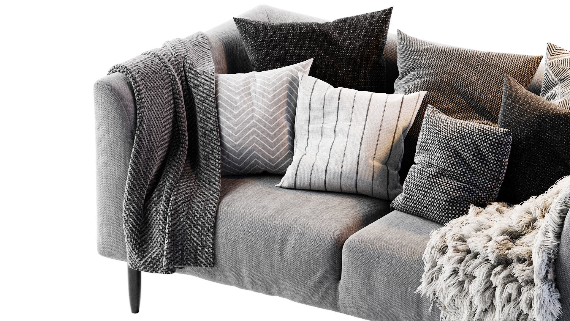 BLAZE 3 Seater Sofa 3D model_7