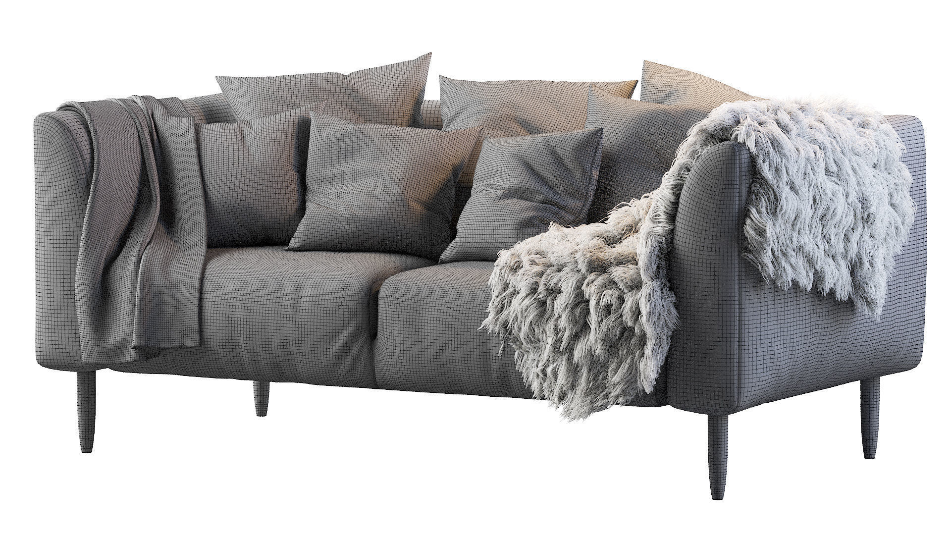 BLAZE 3 Seater Sofa 3D model_10