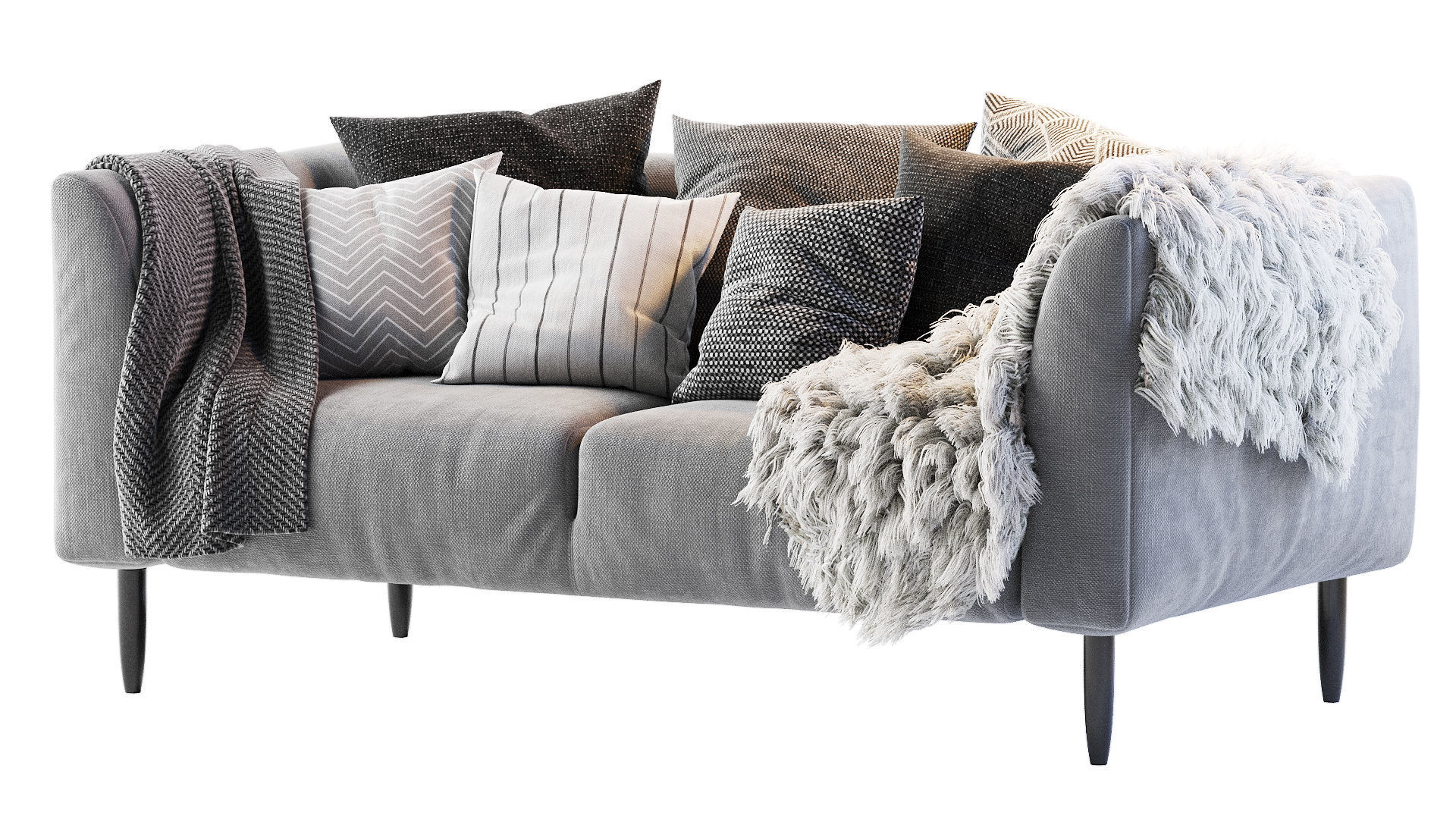 BLAZE 3 Seater Sofa 3D model_1