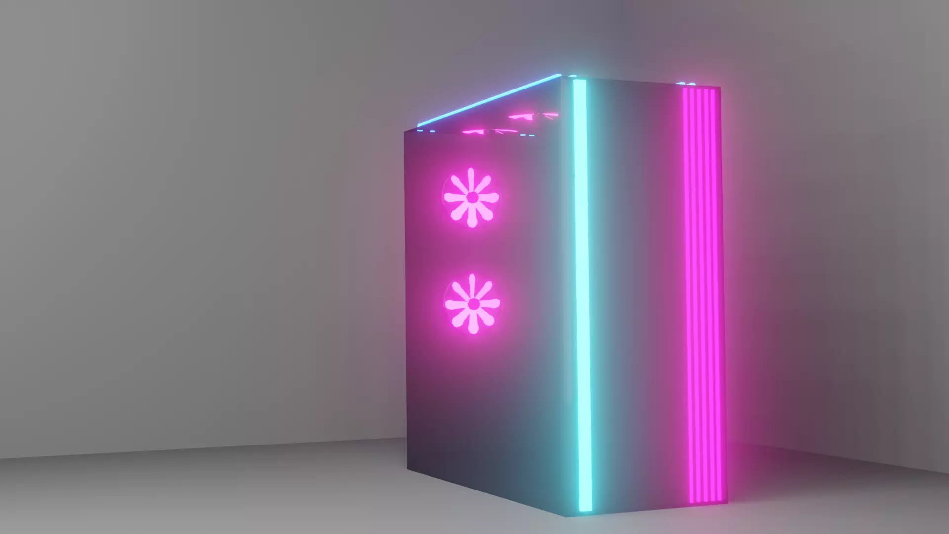 Gaming Casing Free low-poly 3D model_0