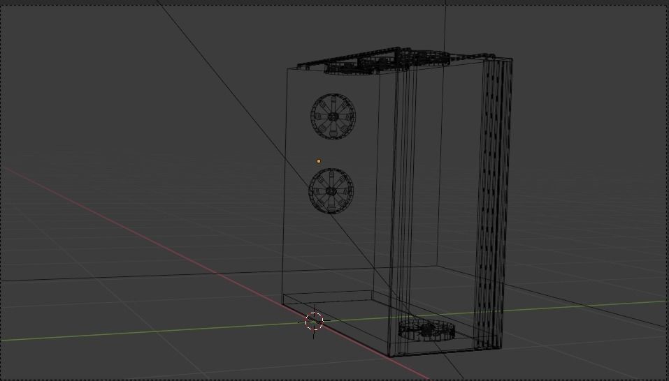 Gaming Casing Free low-poly 3D model_4