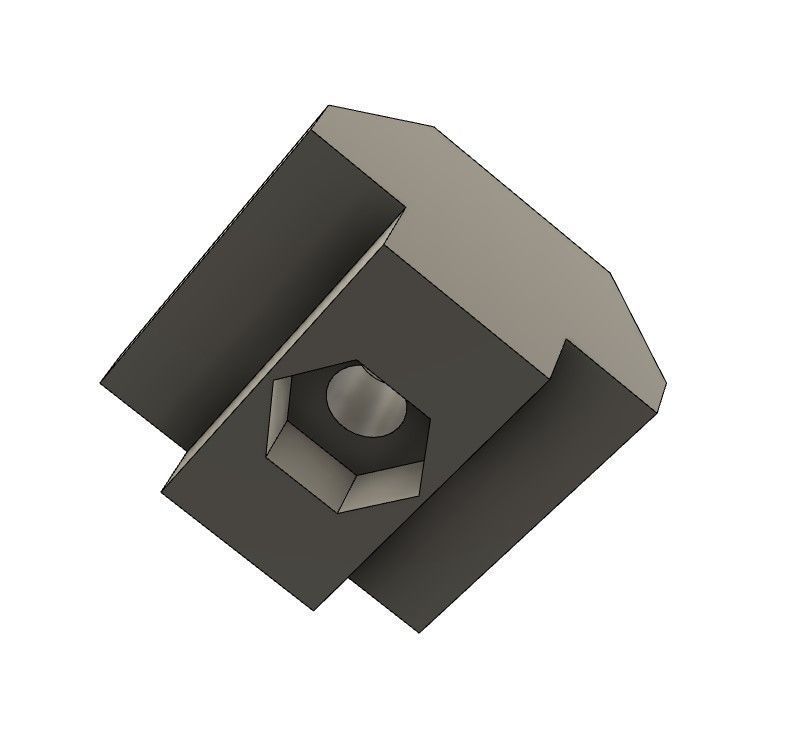 30x30 Sigma profile nut m3x16 screw drag drob  3D print model_5