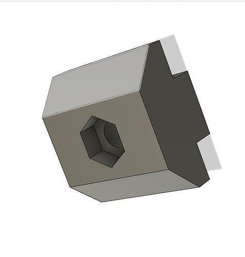 30x30 Sigma profile nut m3x16 screw drag drob  3D print model
