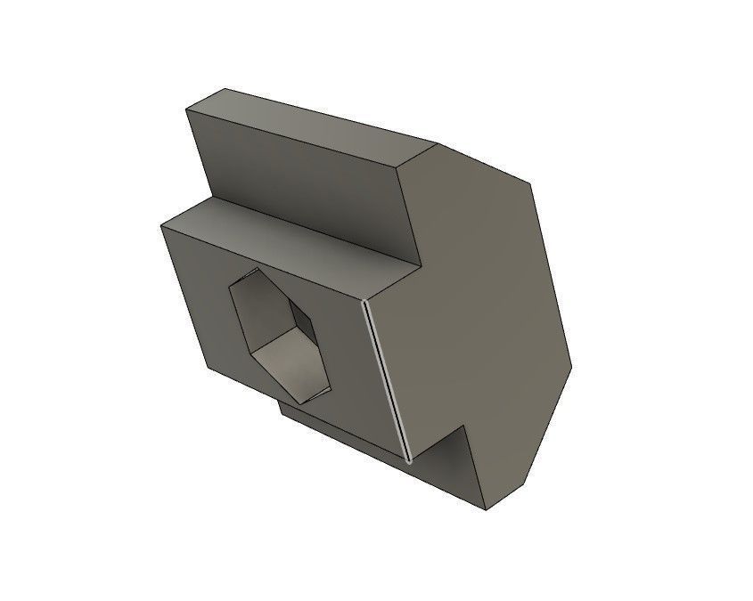 30x30 Sigma profile nut m3x16 screw drag drob  3D print model_1
