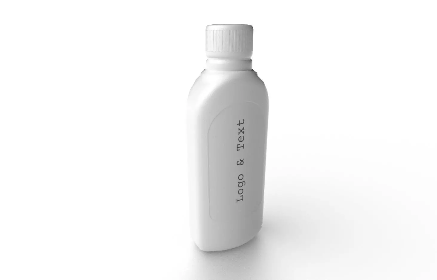 Bottle M3 Low-poly 3D model_0