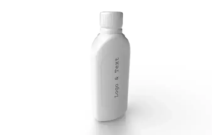 Bottle M3 Low-poly 3D model