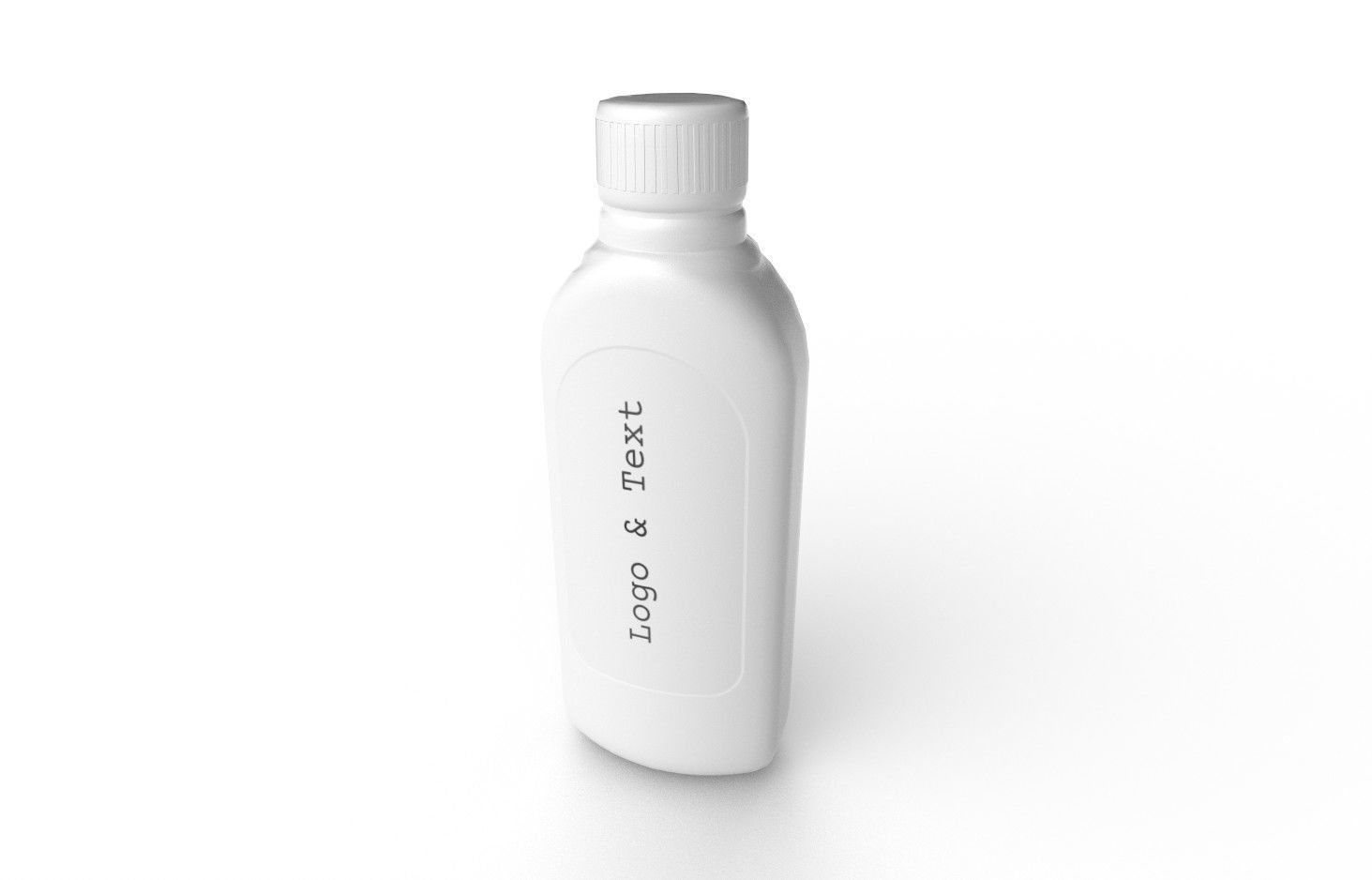 Bottle M3 Low-poly 3D model_3