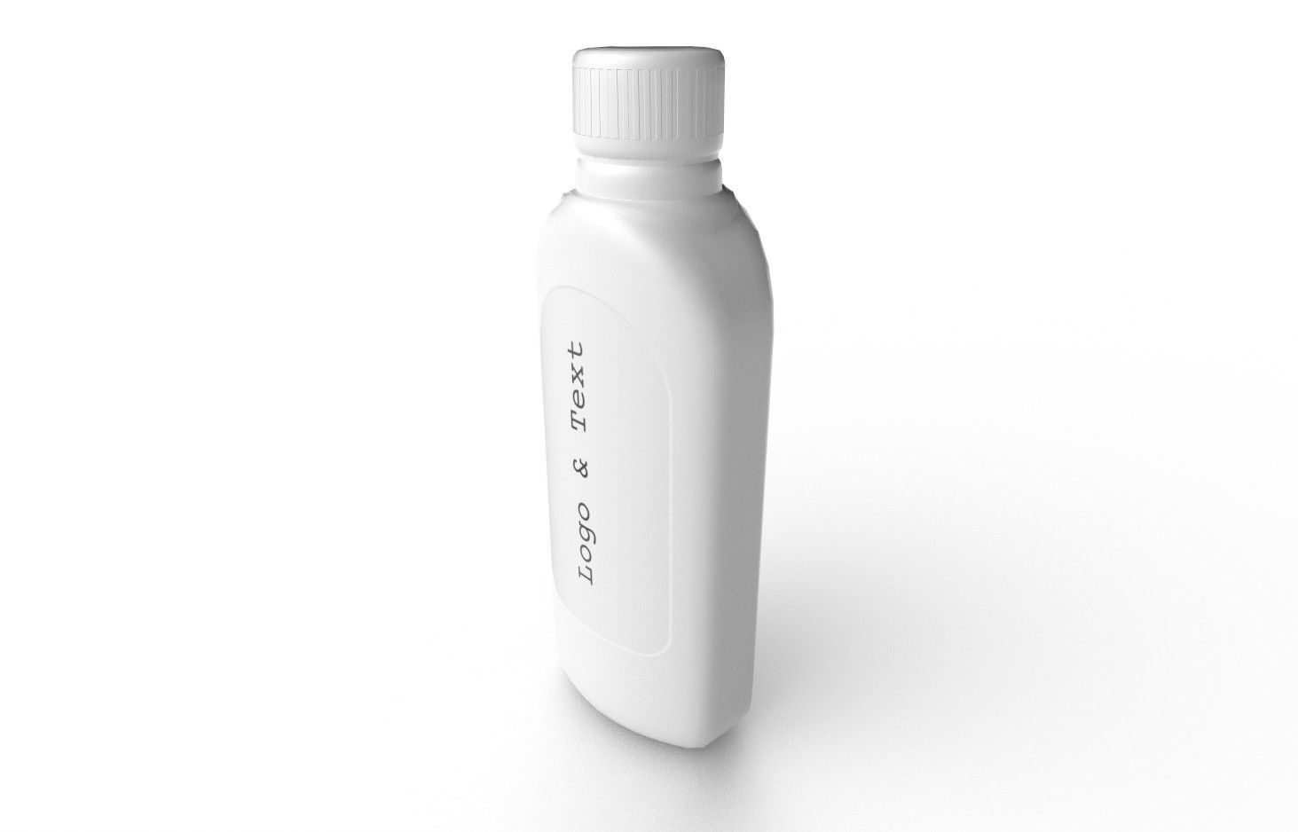 Bottle M3 Low-poly 3D model_4