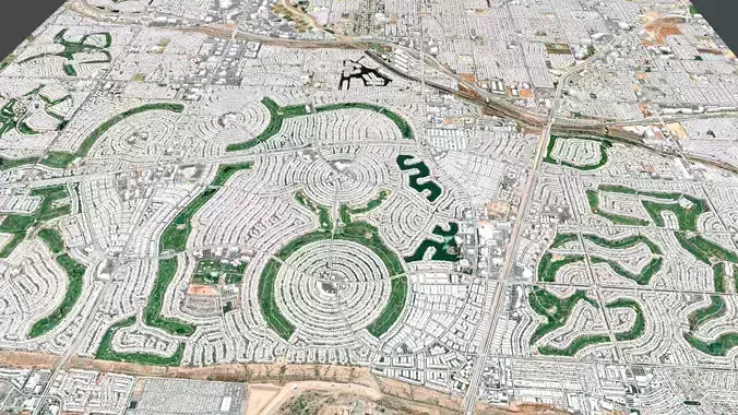 Cityscape Sun City Arizona USA