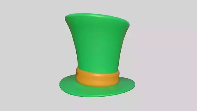 Top Hat 11 Cartoon Green - Character Fashion Design