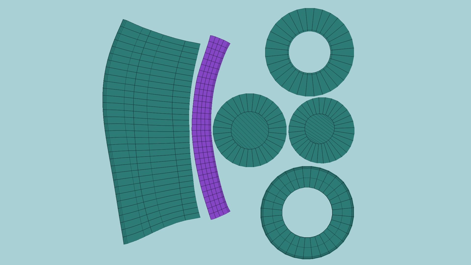 06 Top Hats Cartoon Colors - Character Fashion Design 3D Model Collection_35