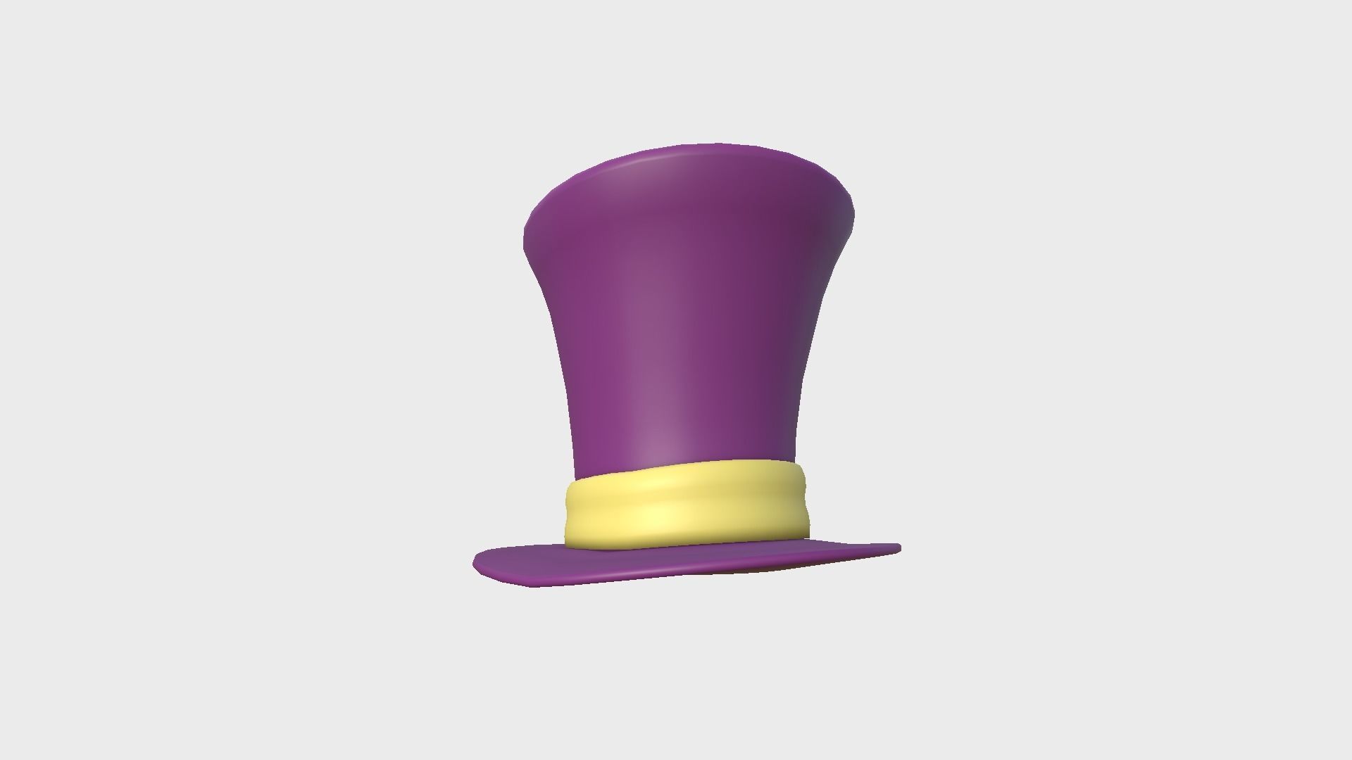 06 Top Hats Cartoon Colors - Character Fashion Design 3D Model Collection_23