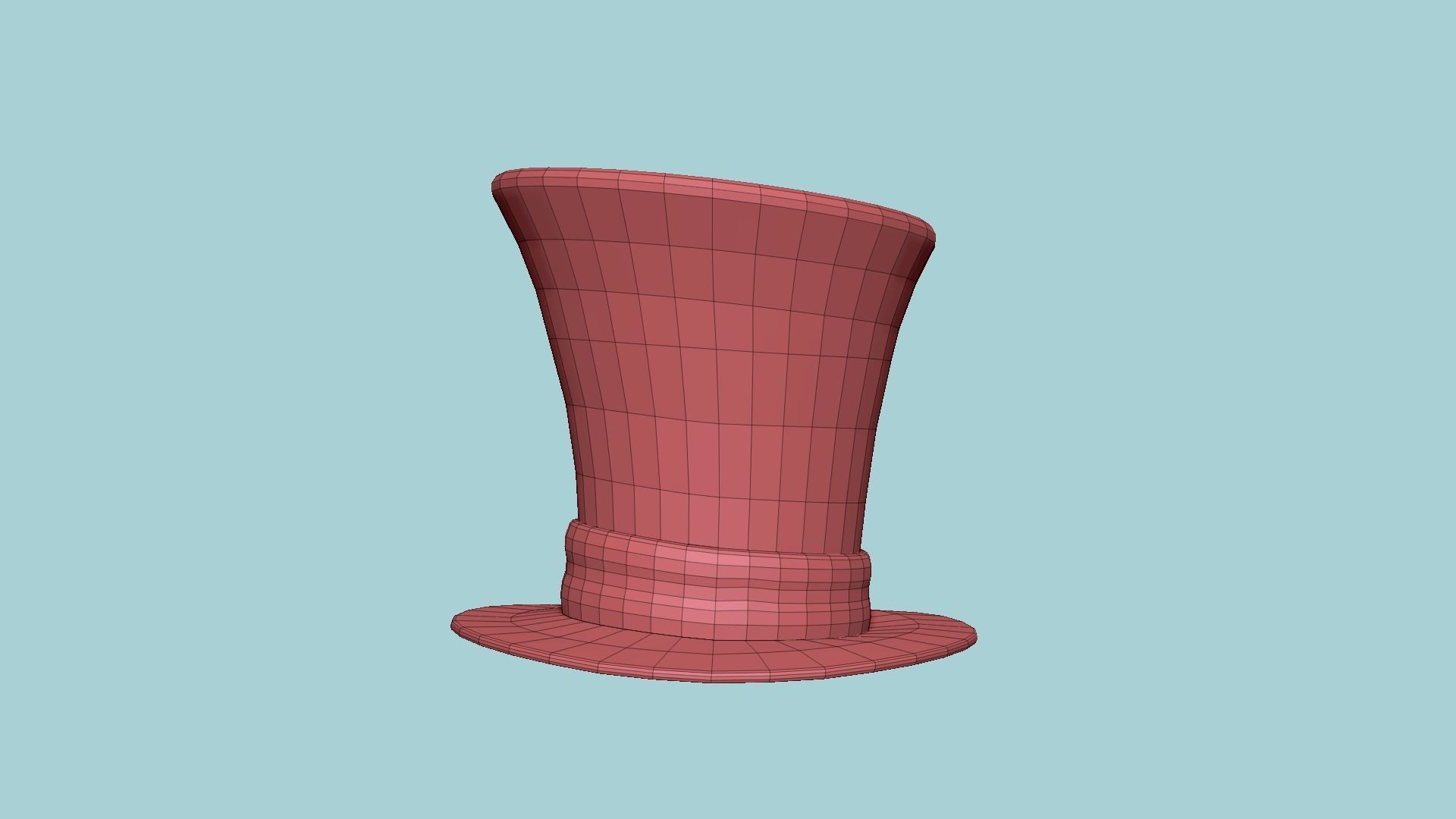 06 Top Hats Cartoon Colors - Character Fashion Design 3D Model Collection_12