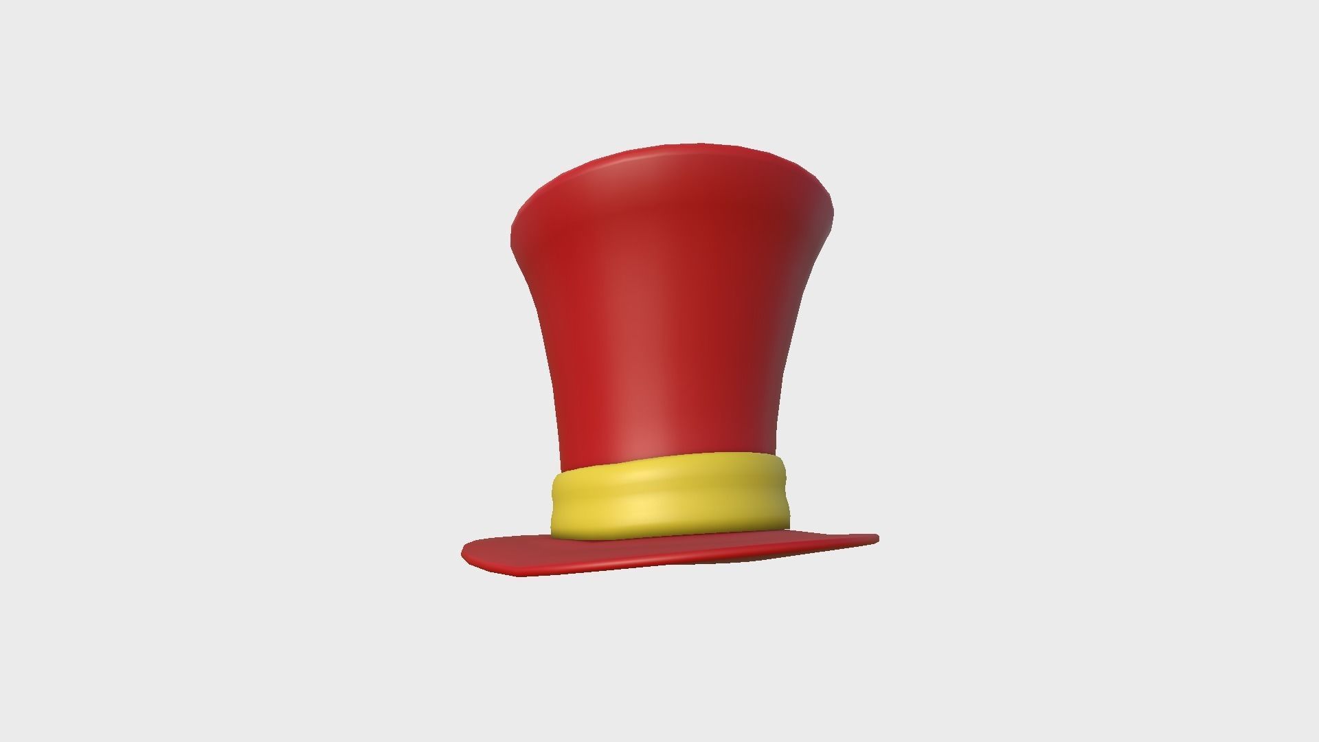 06 Top Hats Cartoon Colors - Character Fashion Design 3D Model Collection_19
