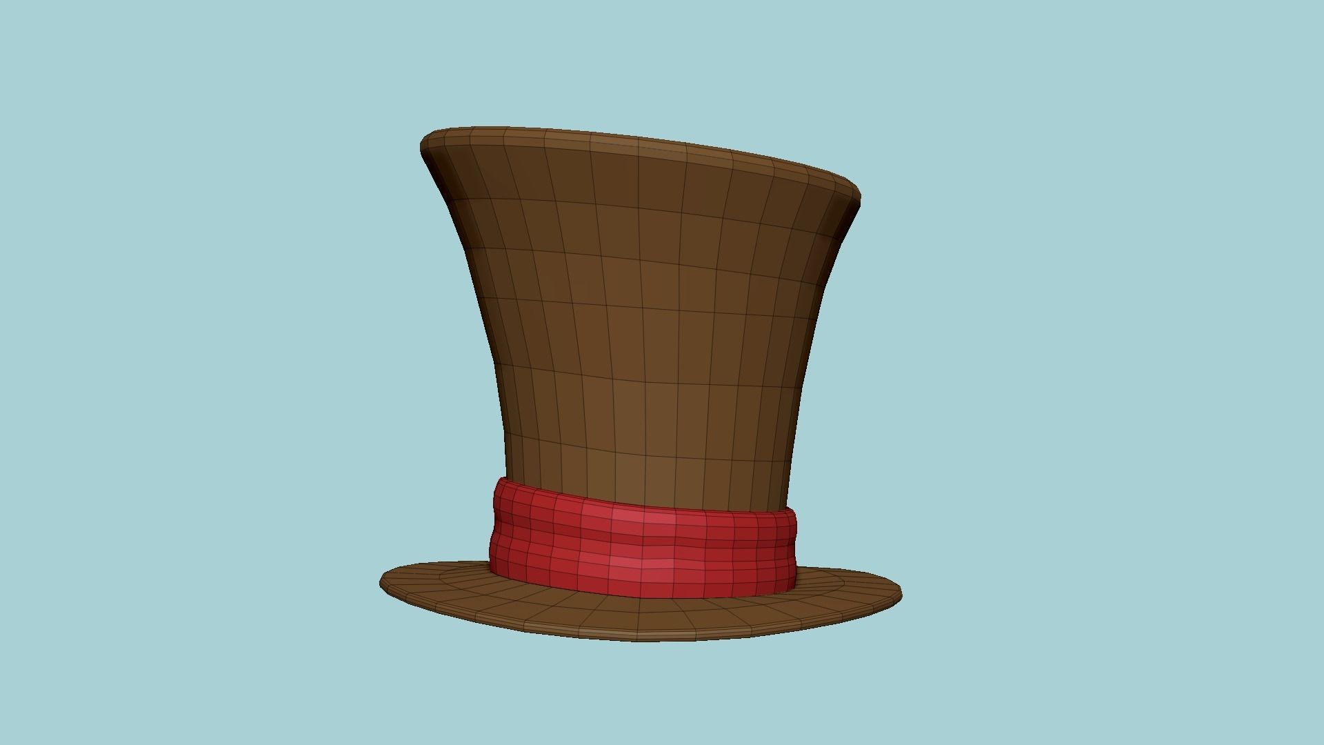 06 Top Hats Cartoon Colors - Character Fashion Design 3D Model Collection_36