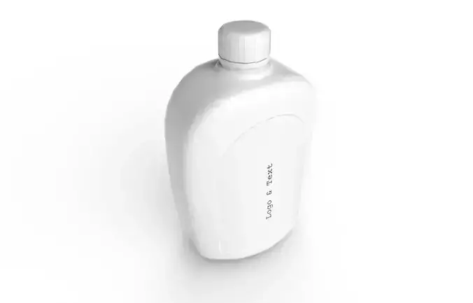 Bottle M4 Low-poly 3D model