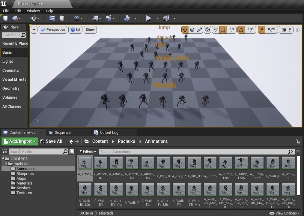 Pachuka Unreal project ready Low-poly 3D model_7