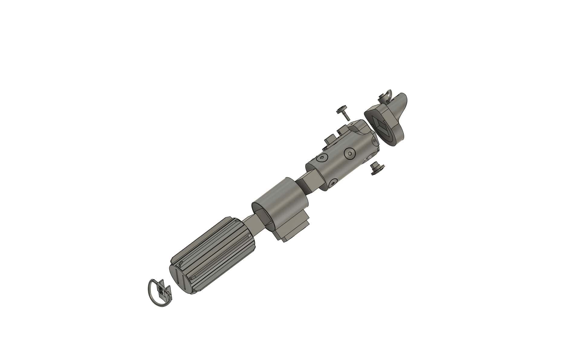 Darth Vader lightsaber 3D print model_4