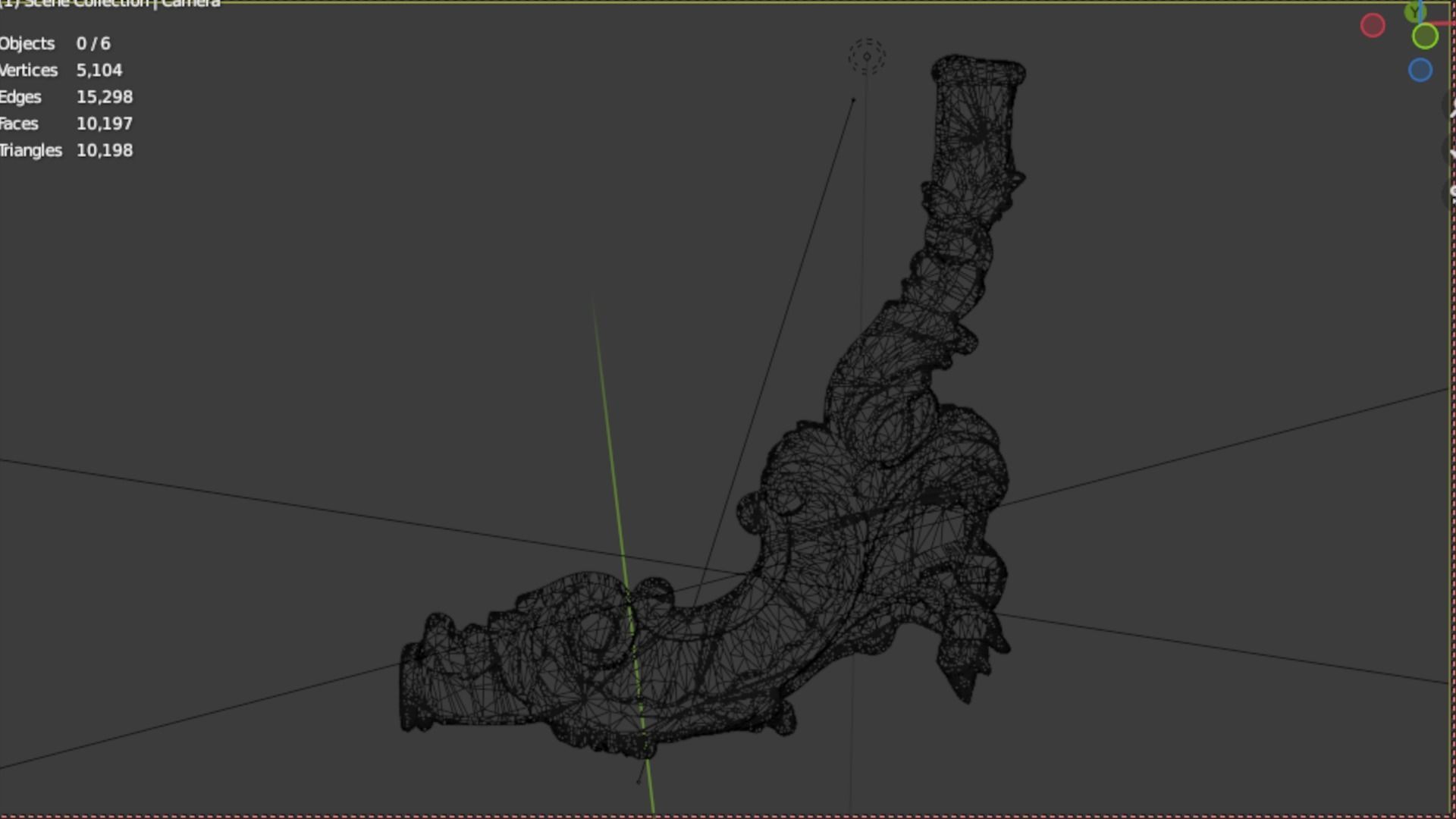 Classic decor ornament 80 3D model_5