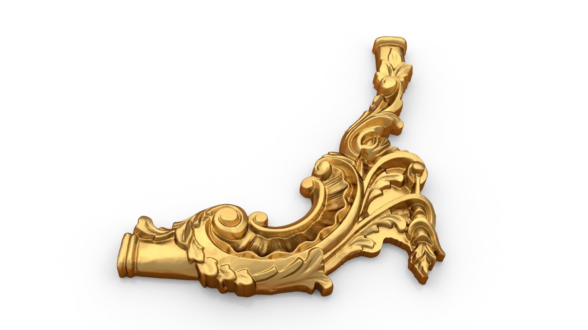 Classic decor ornament 80 3D model_3