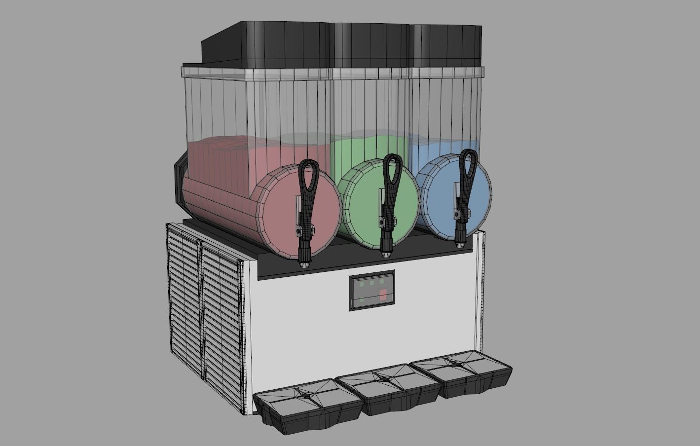 Slush Machine 3D model_13