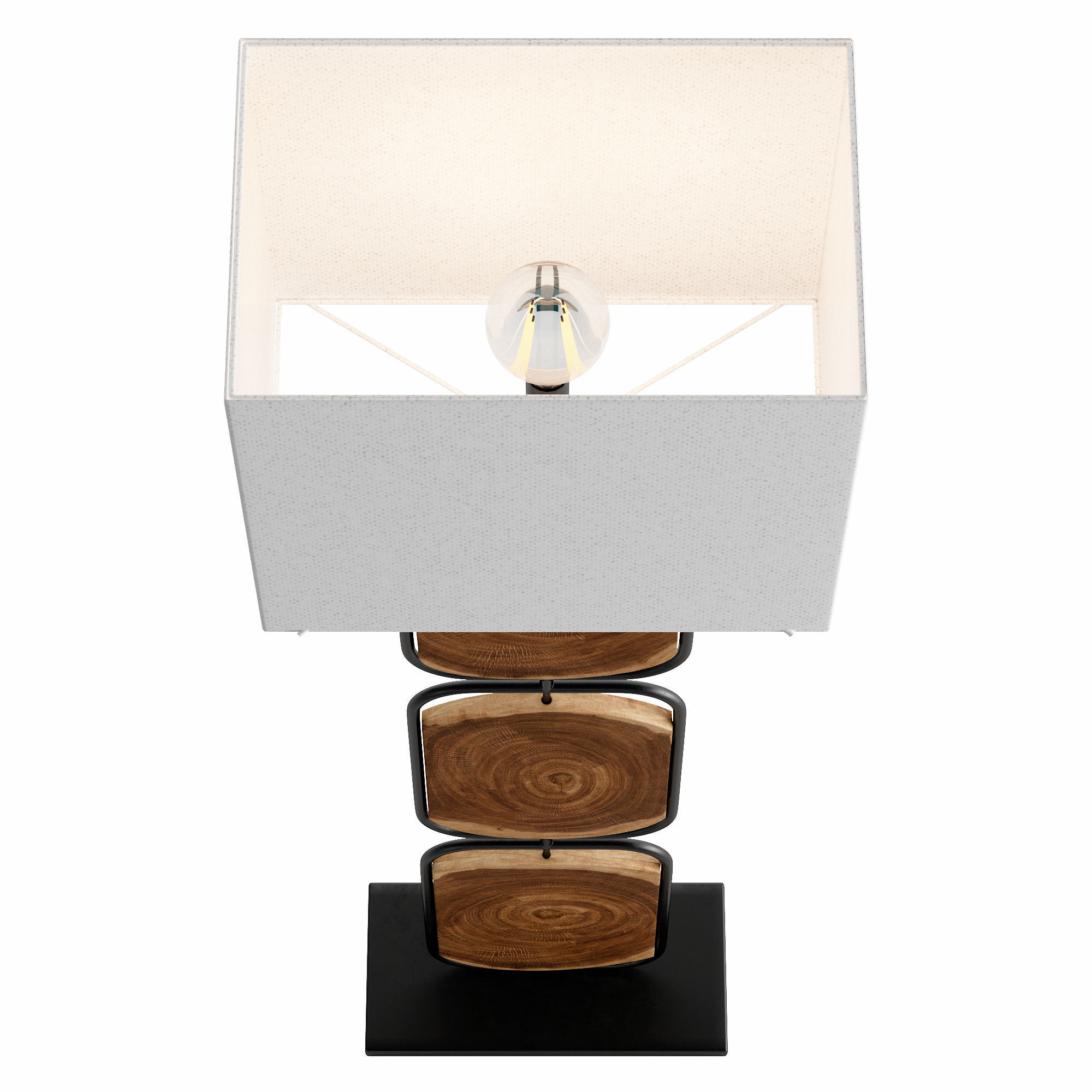 Esther Floor Lamp Low-poly 3D model_4