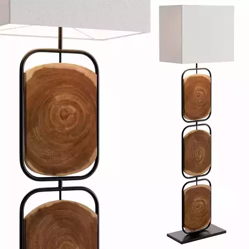 Esther Floor Lamp Low-poly 3D model