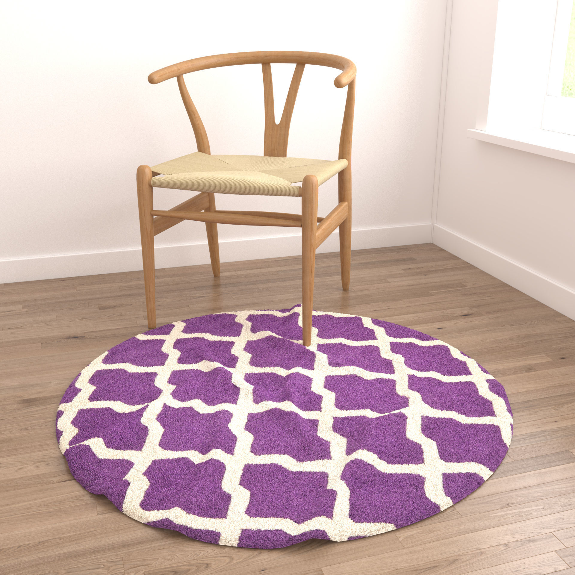 Rugs No 474 Low-poly 3D model_4