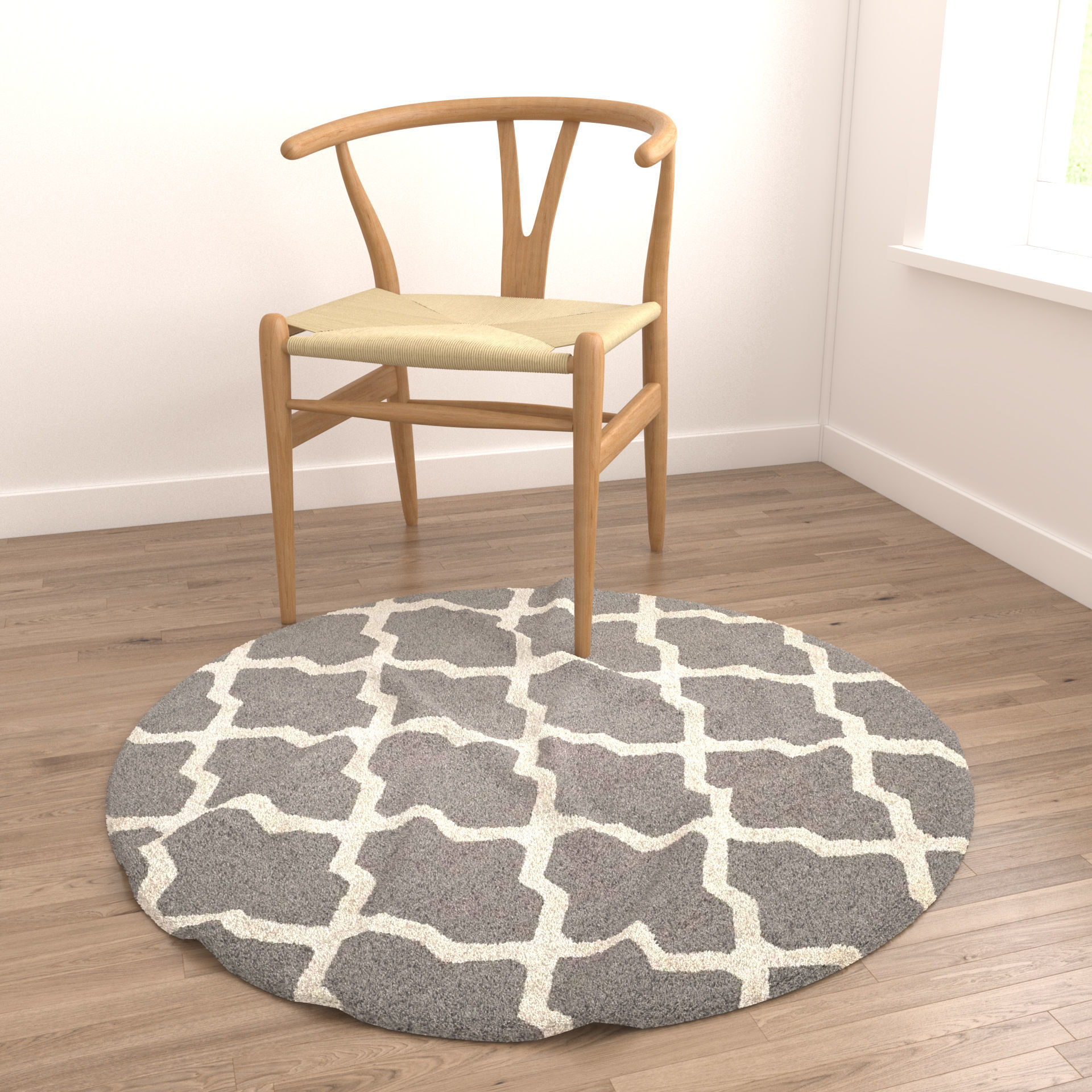 Rugs No 474 Low-poly 3D model_3