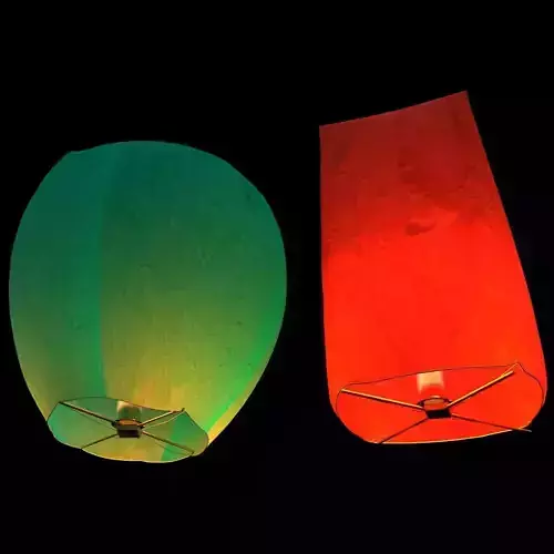 Chinese sky lantern 