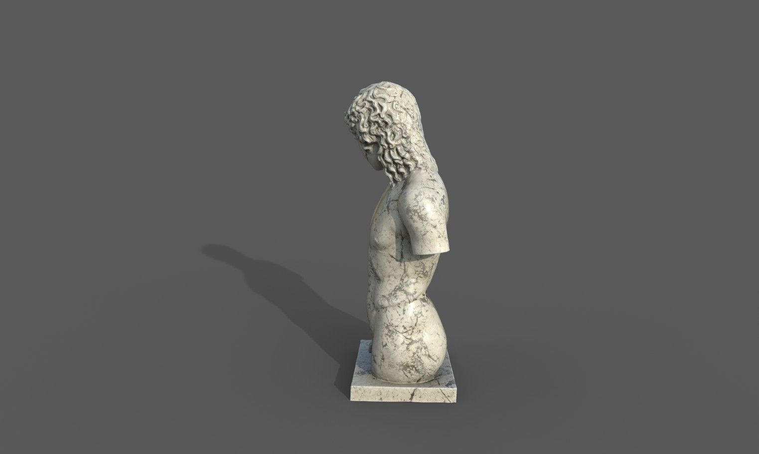 Eros of Centocelle Low-poly 3D model_17