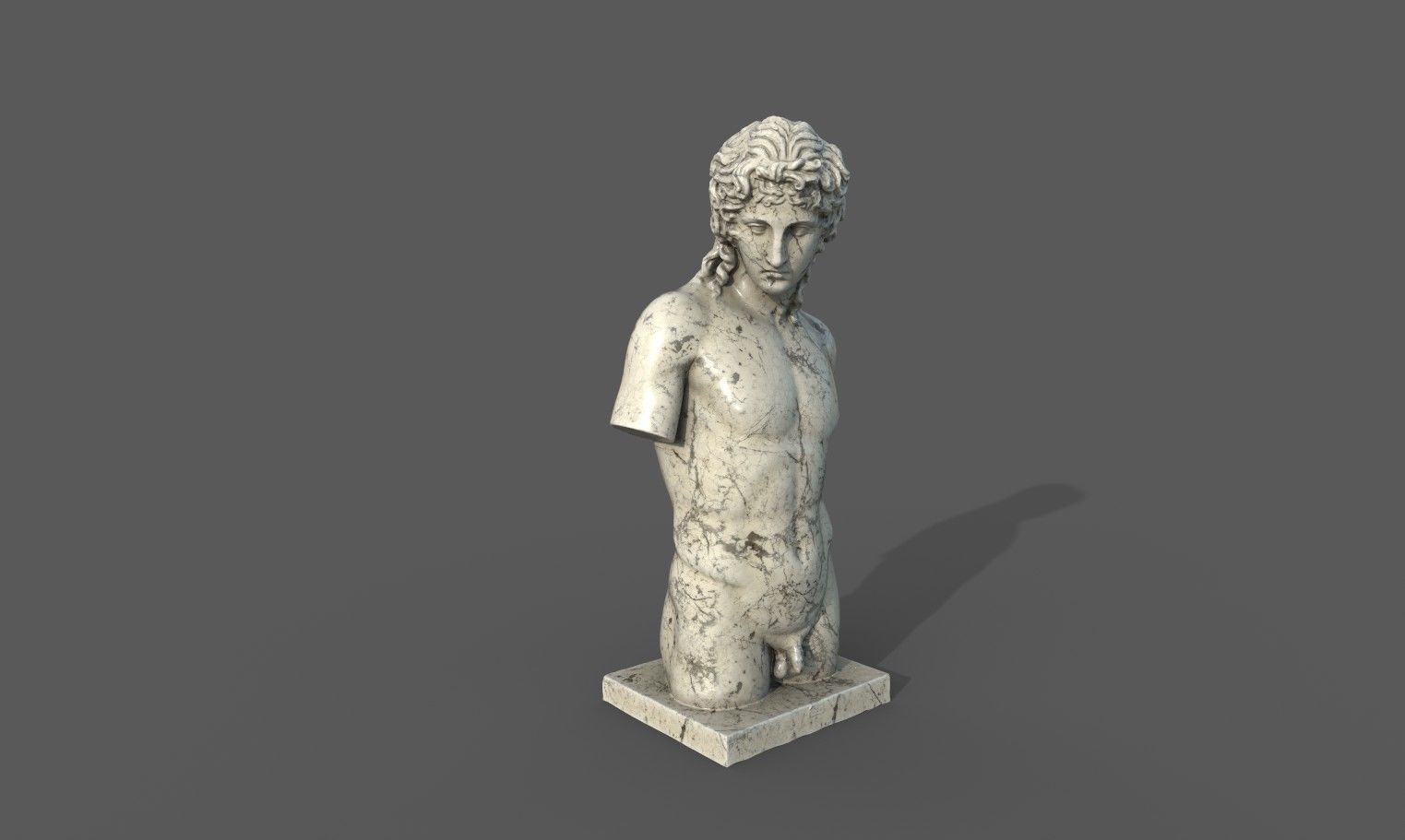 Eros of Centocelle Low-poly 3D model_20