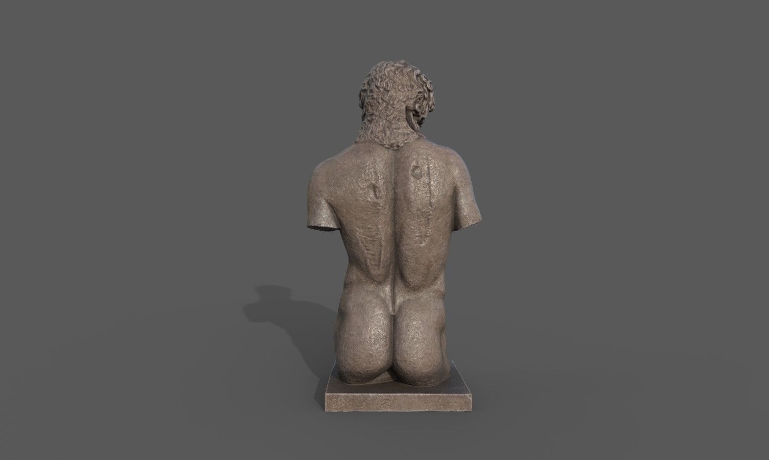 Eros of Centocelle Low-poly 3D model_5