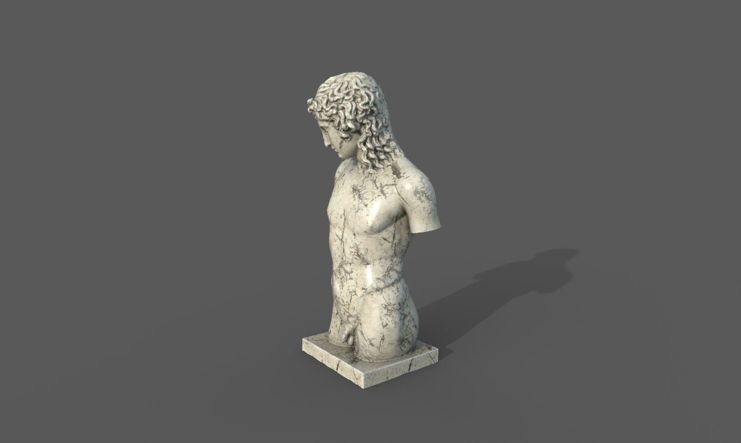 Eros of Centocelle Low-poly 3D model_18