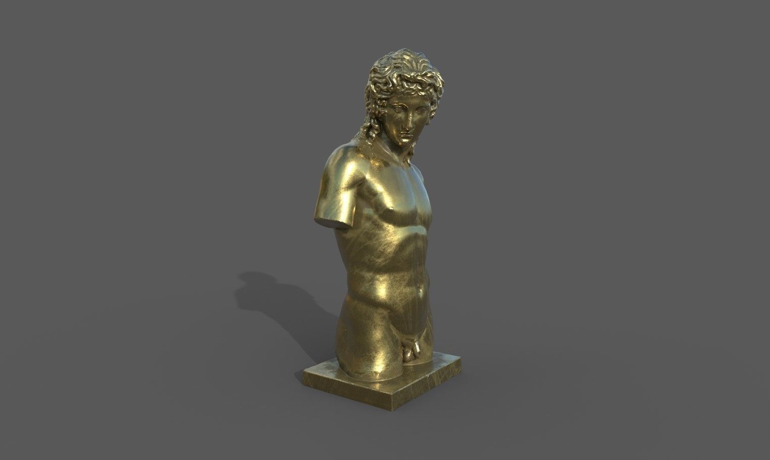 Eros of Centocelle Low-poly 3D model_26