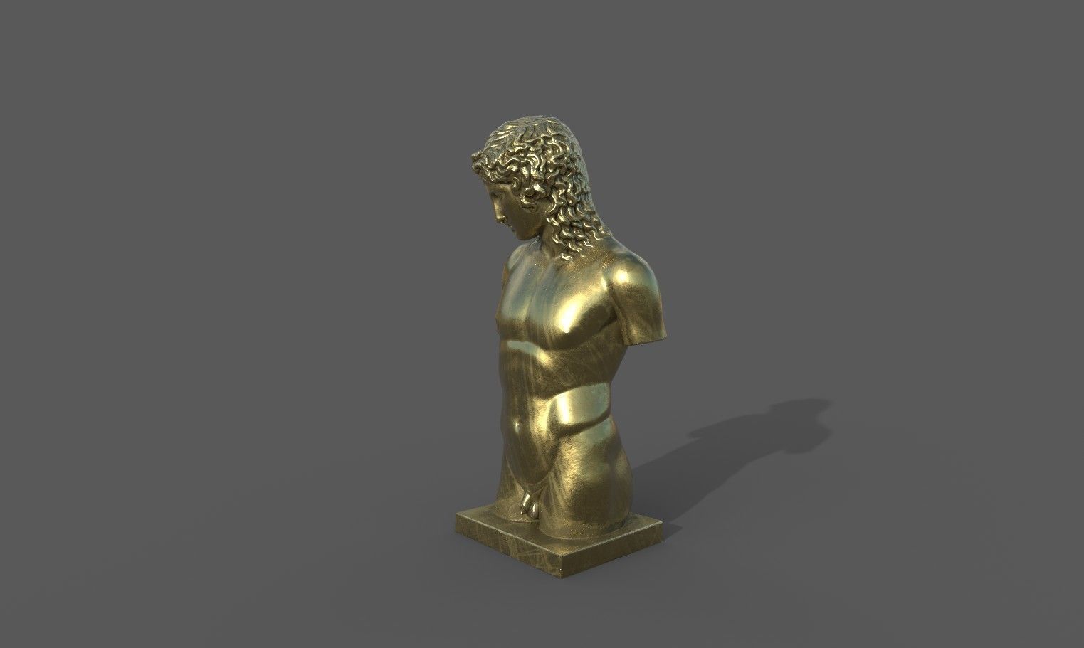 Eros of Centocelle Low-poly 3D model_32