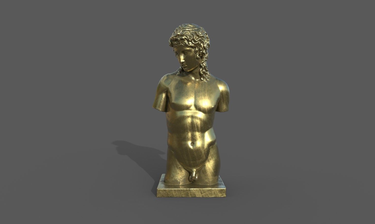 Eros of Centocelle Low-poly 3D model_25