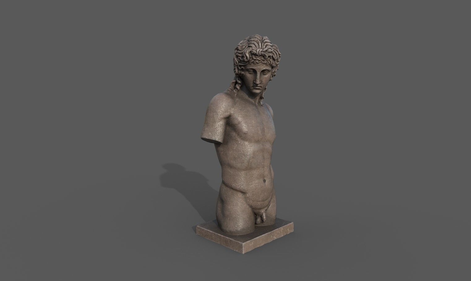Eros of Centocelle Low-poly 3D model_2