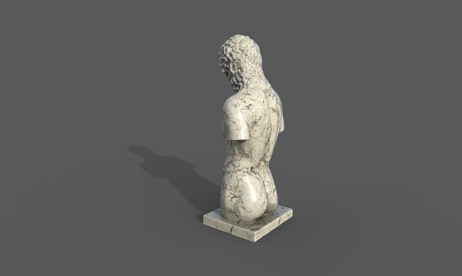 Eros of Centocelle Low-poly 3D model_24