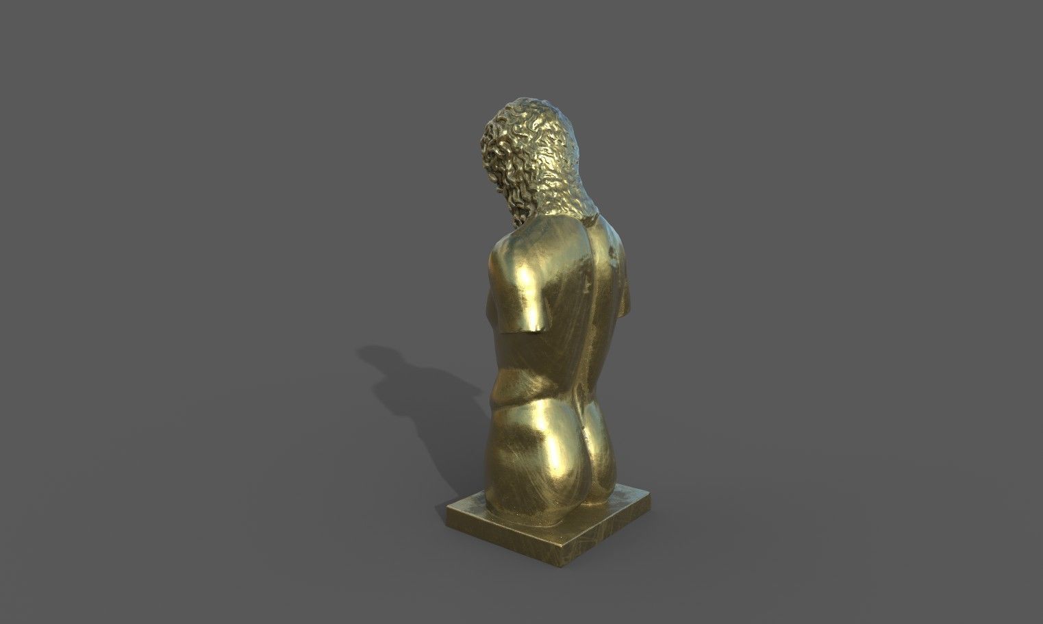 Eros of Centocelle Low-poly 3D model_30