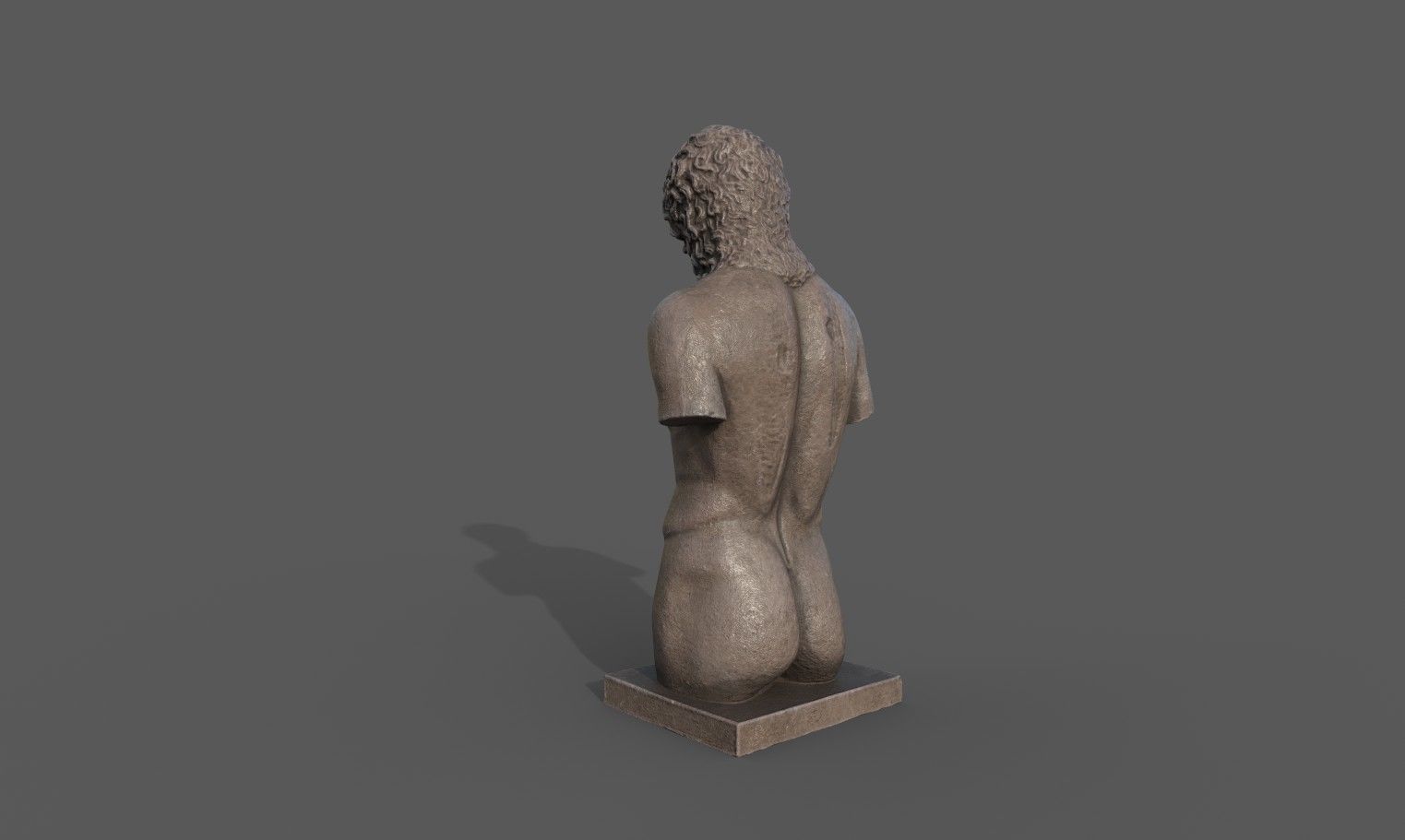 Eros of Centocelle Low-poly 3D model_6