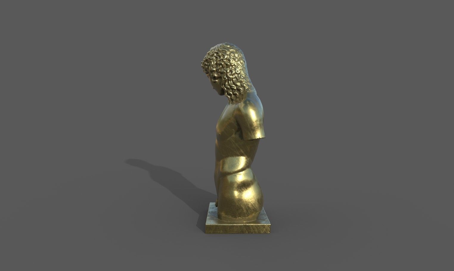 Eros of Centocelle Low-poly 3D model_31
