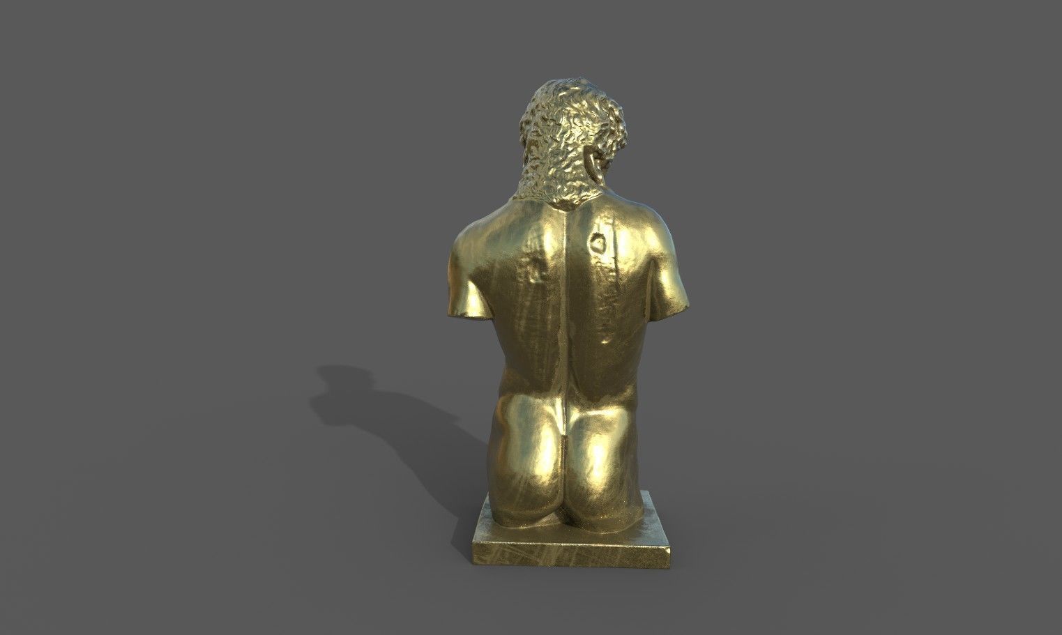 Eros of Centocelle Low-poly 3D model_29