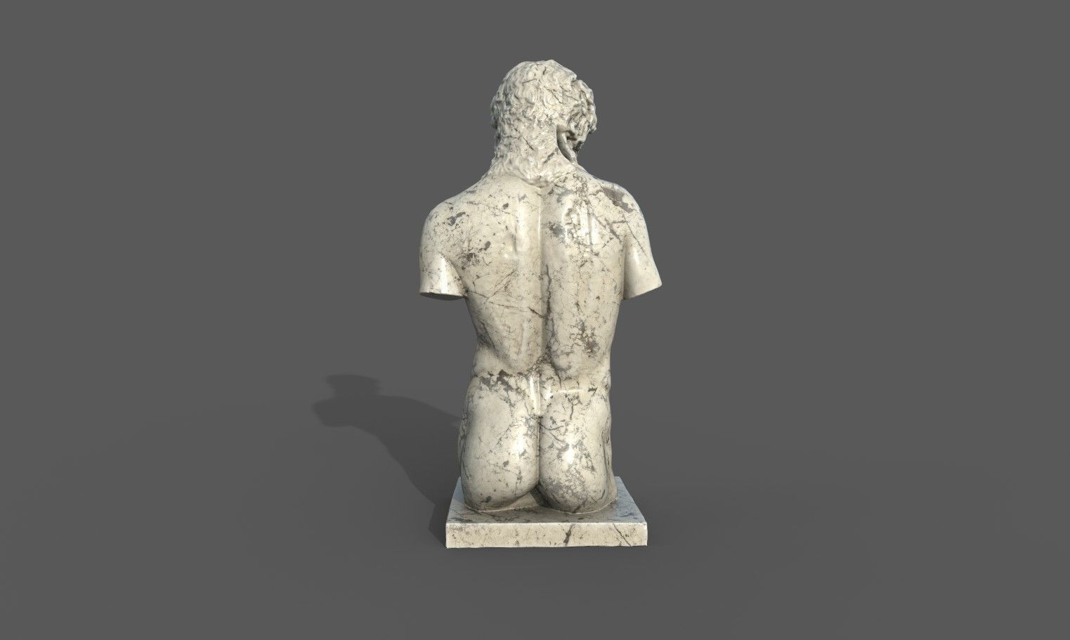Eros of Centocelle Low-poly 3D model_23