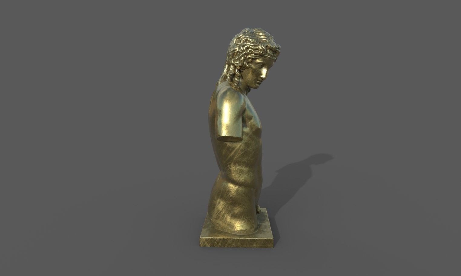Eros of Centocelle Low-poly 3D model_27