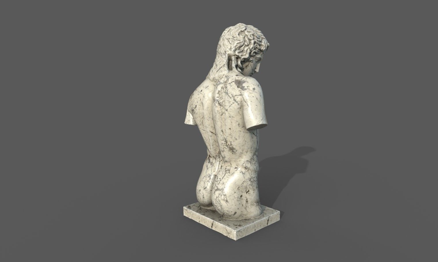 Eros of Centocelle Low-poly 3D model_22