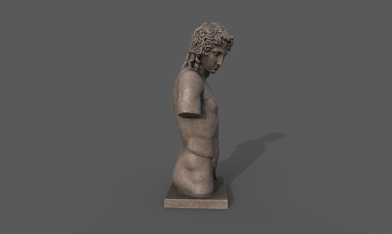 Eros of Centocelle Low-poly 3D model_3